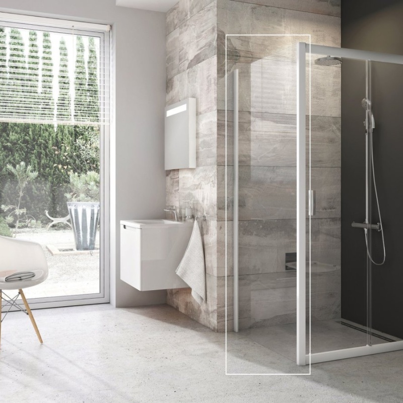 Ravak BLPS 100, satin+grape svetlo šedá