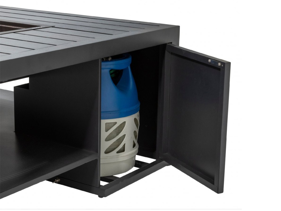 Stůl s plynovým ohništěm COSI Flow Straight