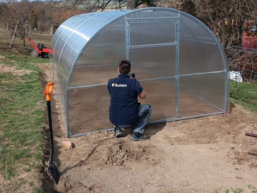 Montáže skleníkov