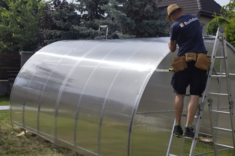 Montáže skleníkov