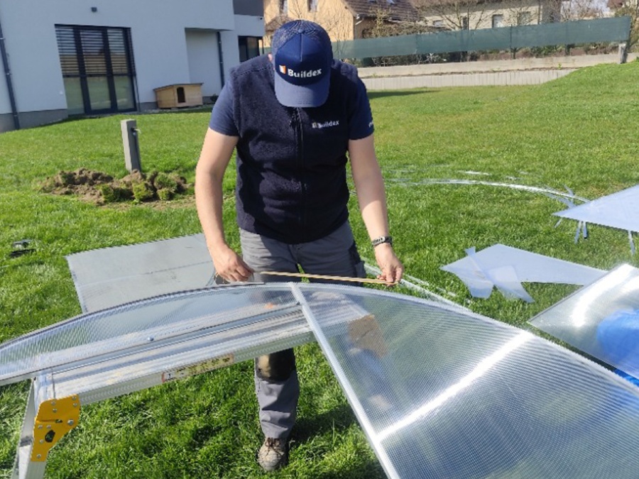 Montáže skleníkov