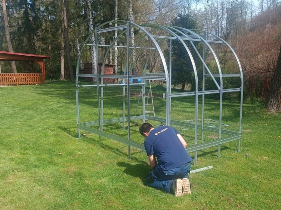Montáže skleníkov