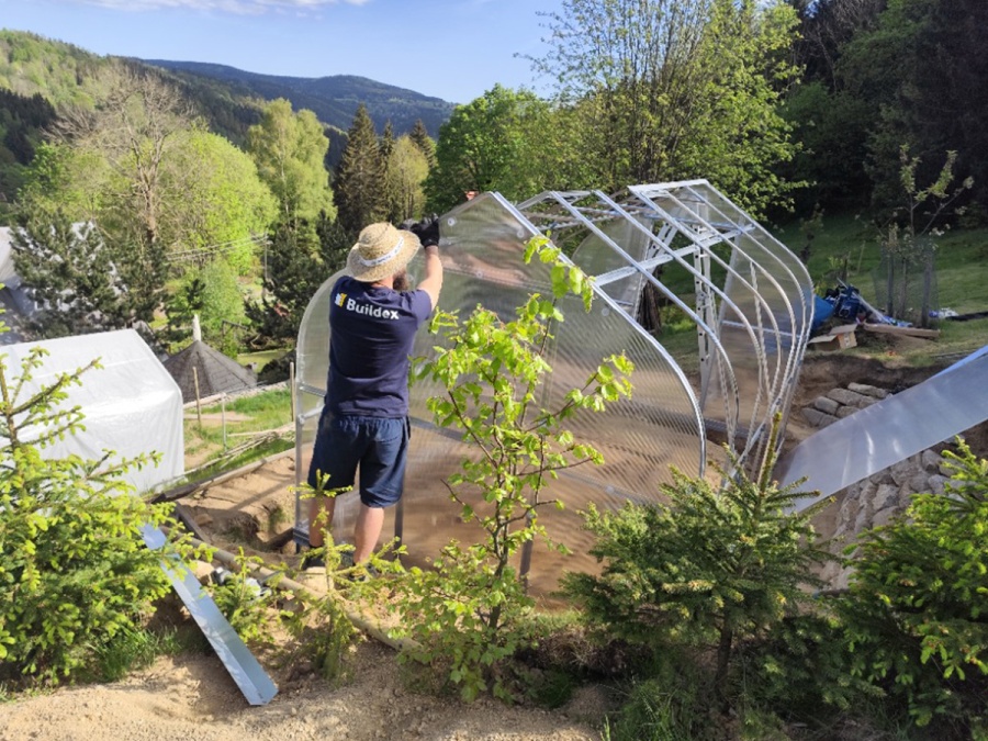 Montáže skleníkov