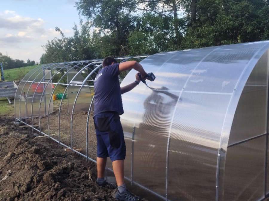 Montáže skleníkov