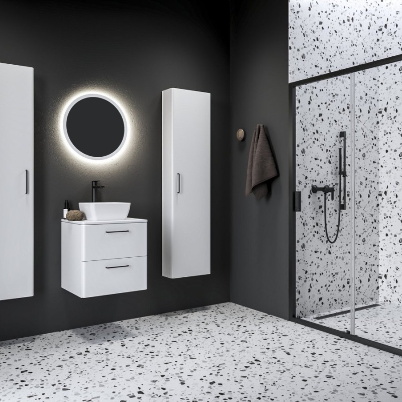 Ravak NBLDP2 120, černá+transparent čierna