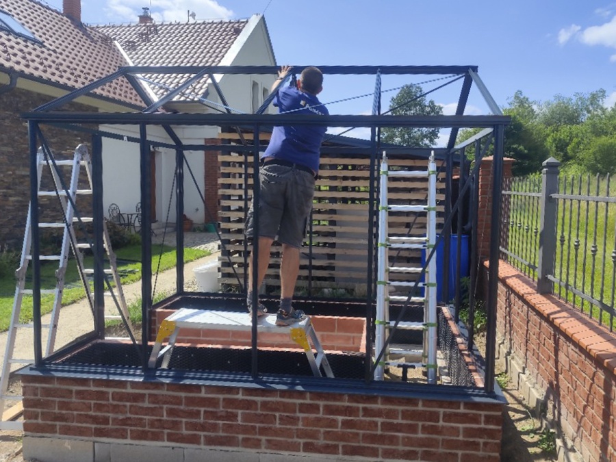 Montáže skleníků