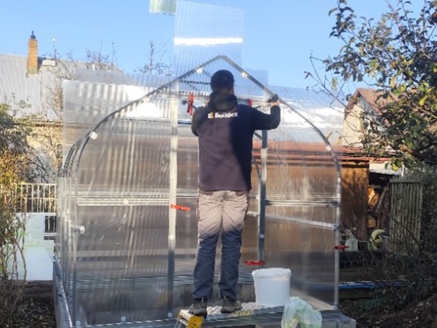 Montáže skleníkov