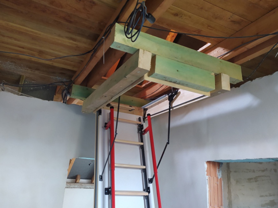 Montáže půdních schodů