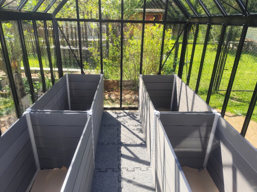 Montáže skleníků