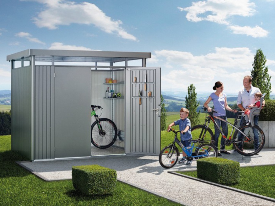 Plechový záhradný domček Biohort Highline DUO