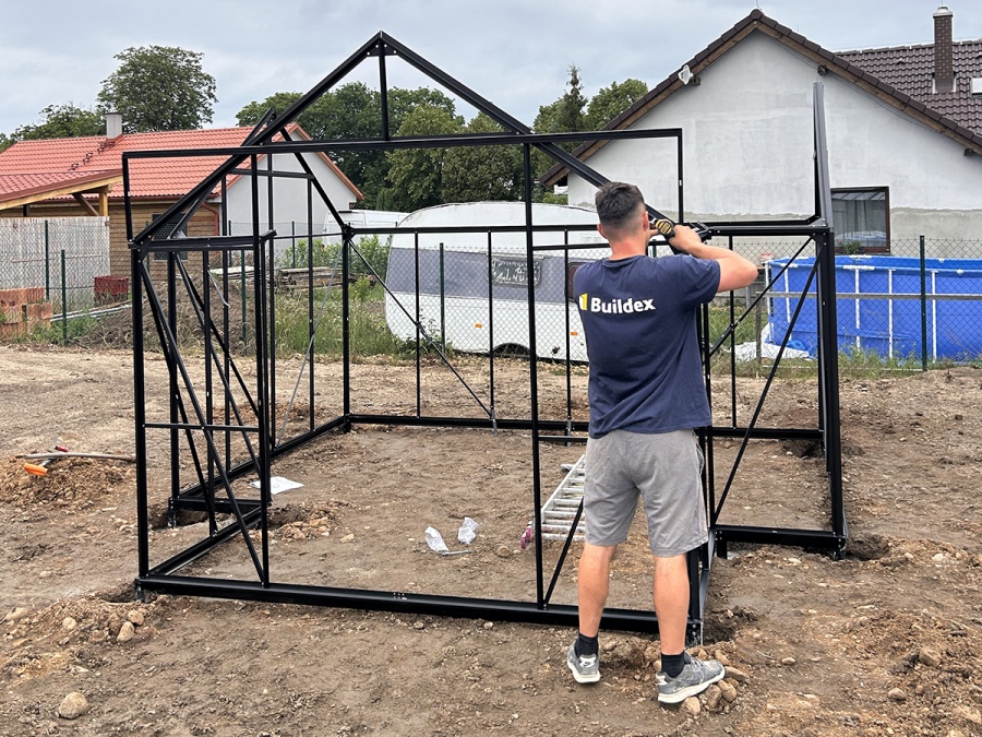 Montáže skleníků