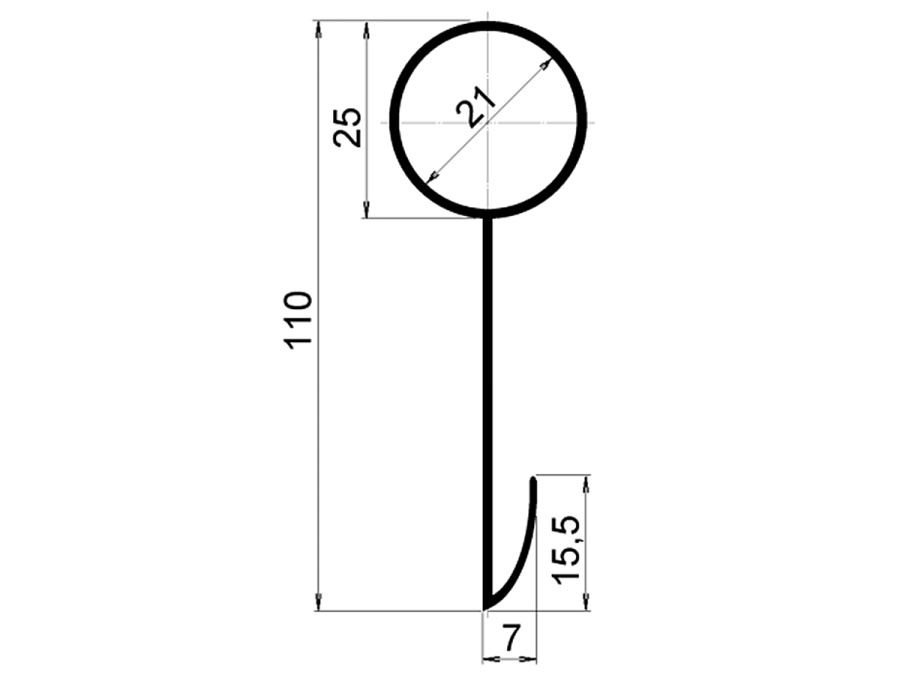 Neviditeľný obrubník Lanit Plast Garden
