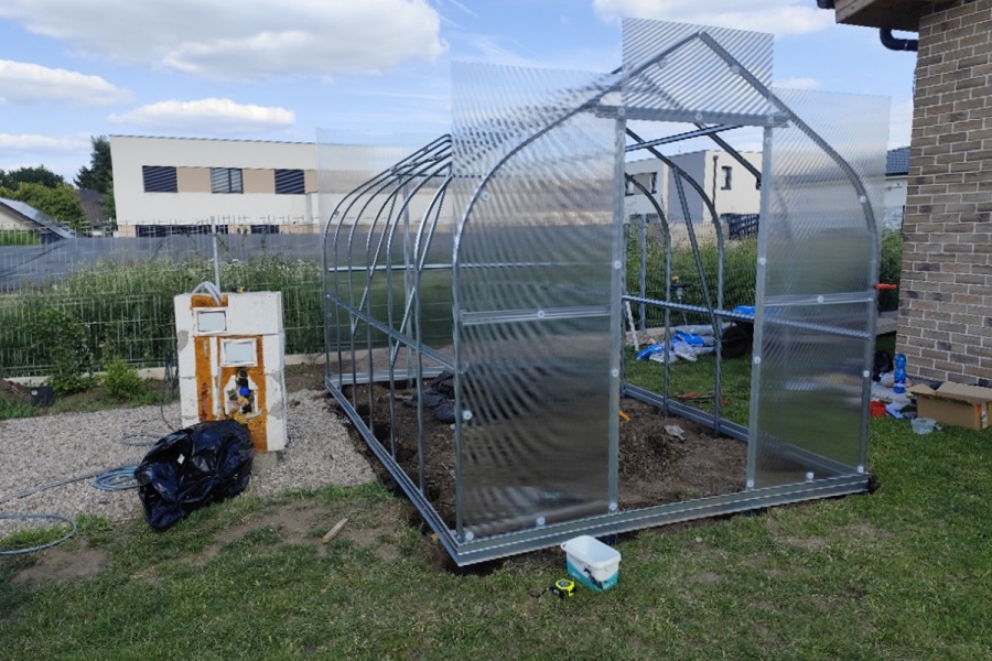 Montáže skleníků