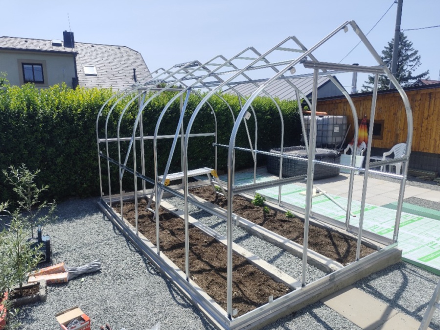 Montáže skleníkov