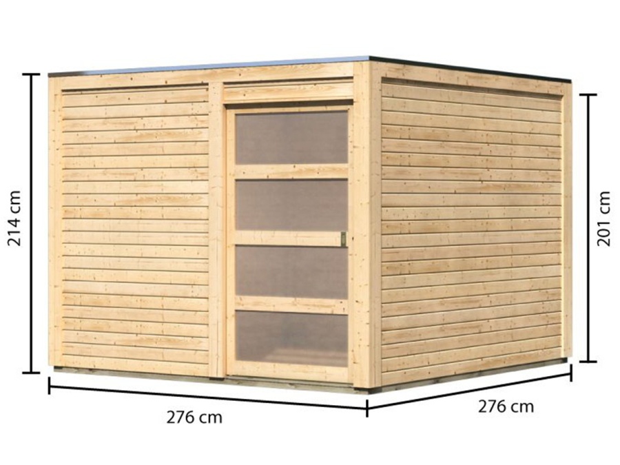 Domček Karibu Qubic