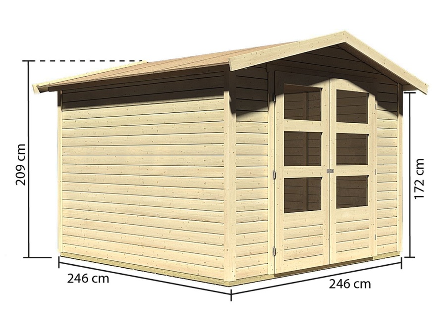 Domček Karibu Amberg