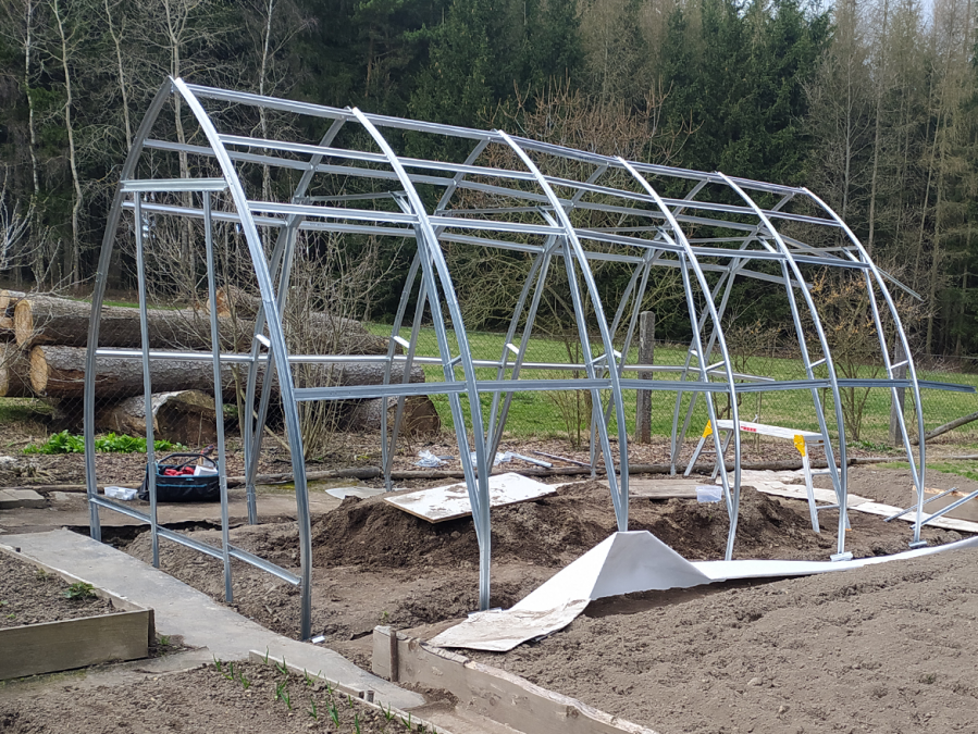 Montáže skleníků