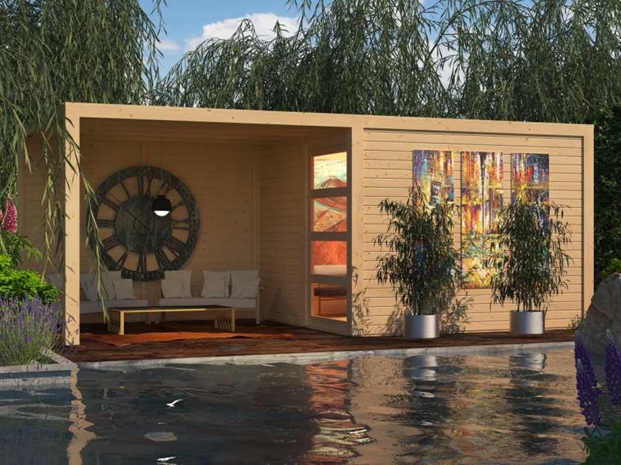 Domček Karibu Qubic Side