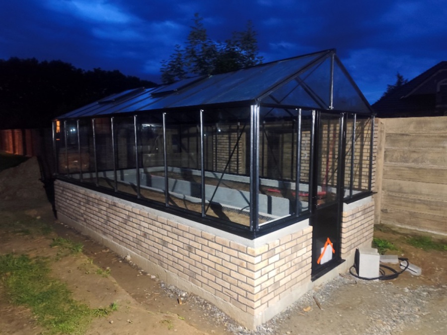 Montáže skleníkov