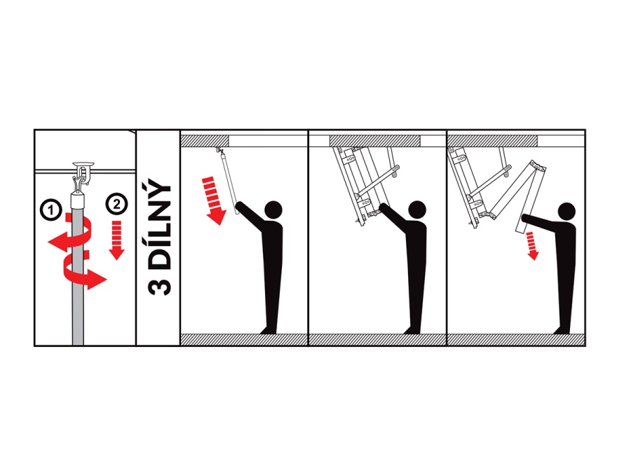 Pôdne schody Oman Easy Step