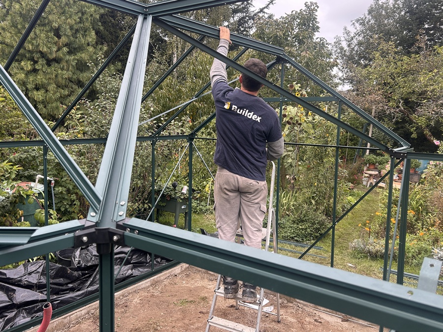 Montáže skleníkov