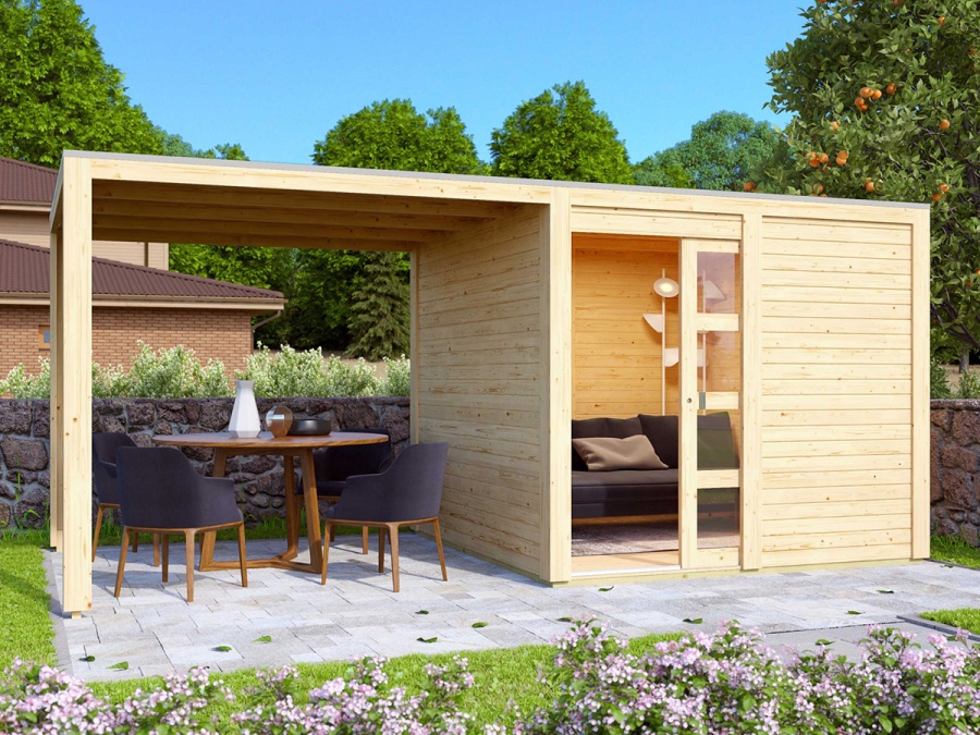 Domek Karibu Qubic Side