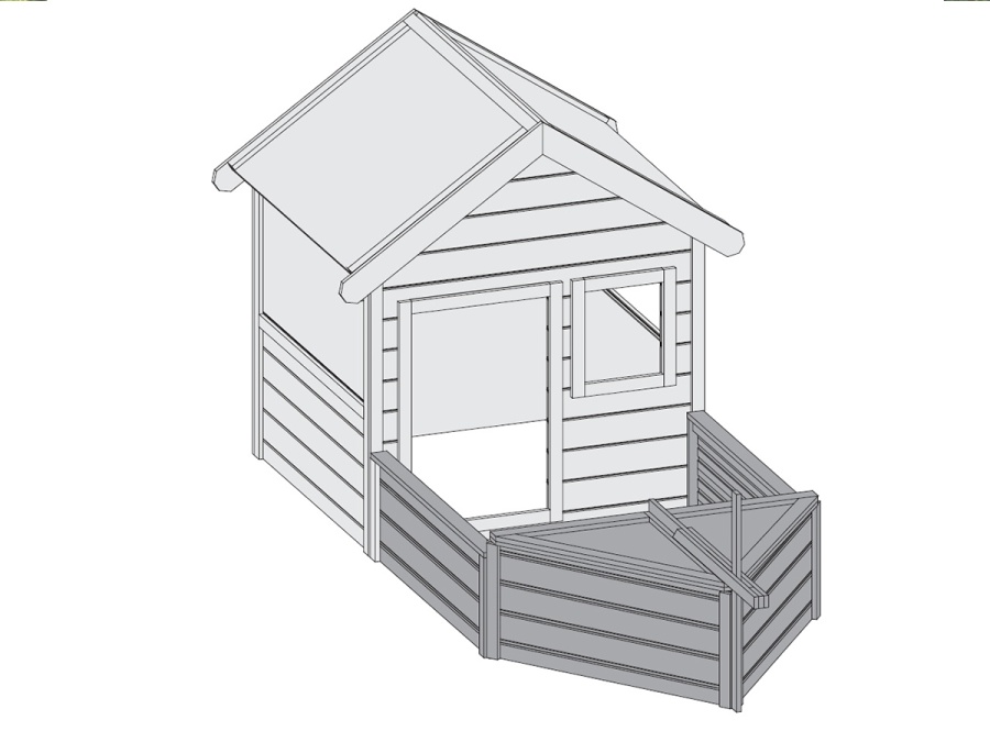 Pirátský domek Karibu Jack