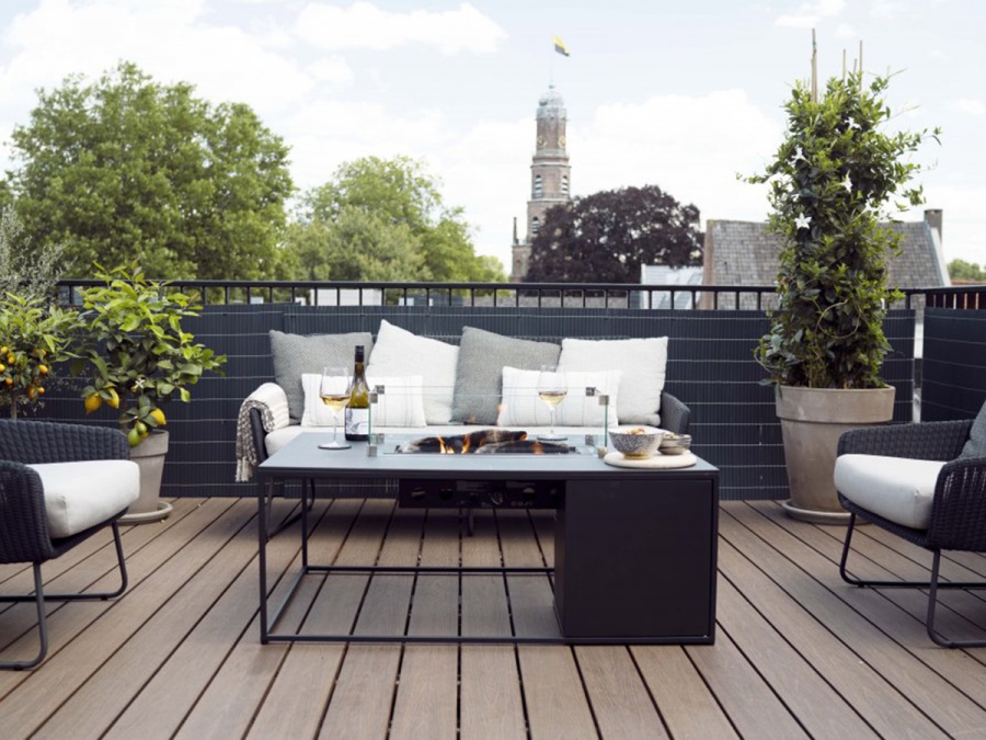 Stôl s plynovým ohniskom COSI Design line