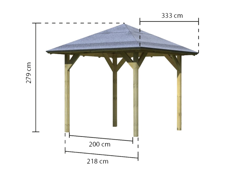 Záhradný altánok Karibu Lillehammer