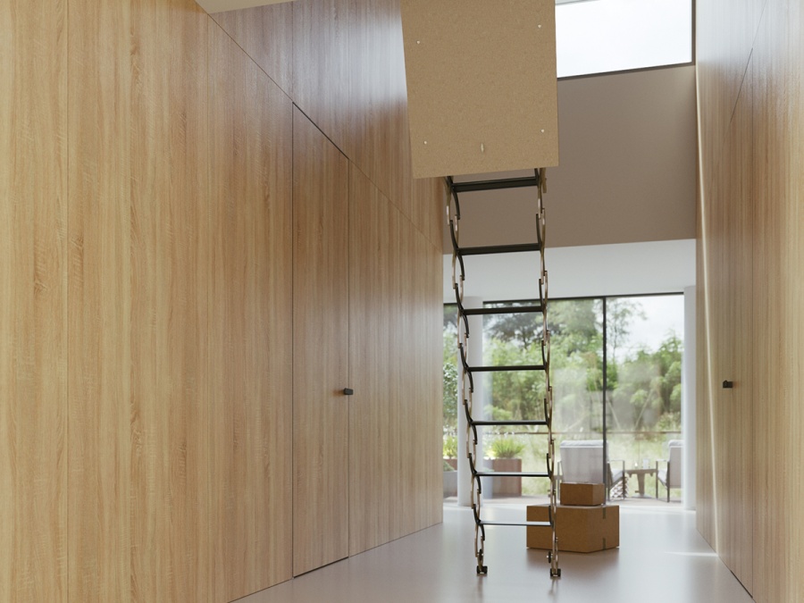 Stropné sťahovacie schody JAP Verticale