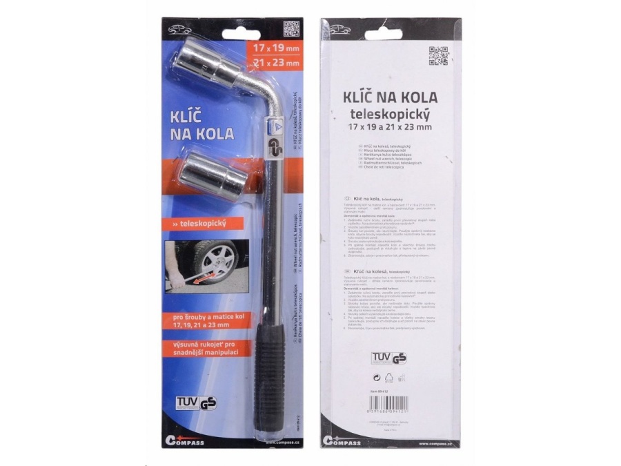 Klíč Compass Teleskopický 17-19/21-23