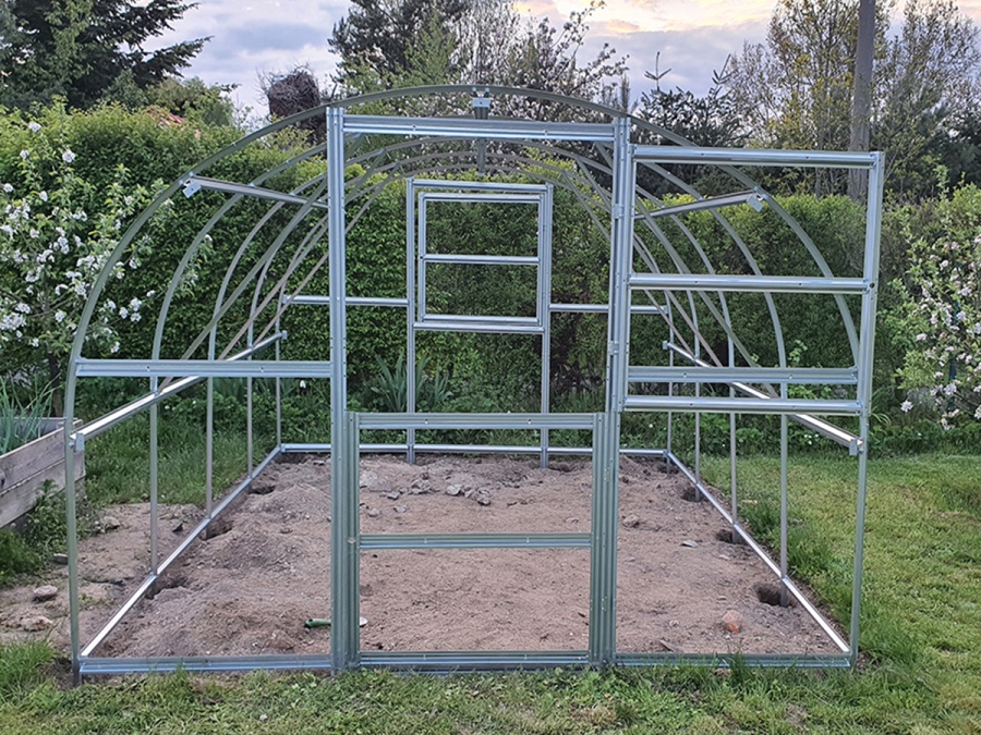 Montáže skleníků