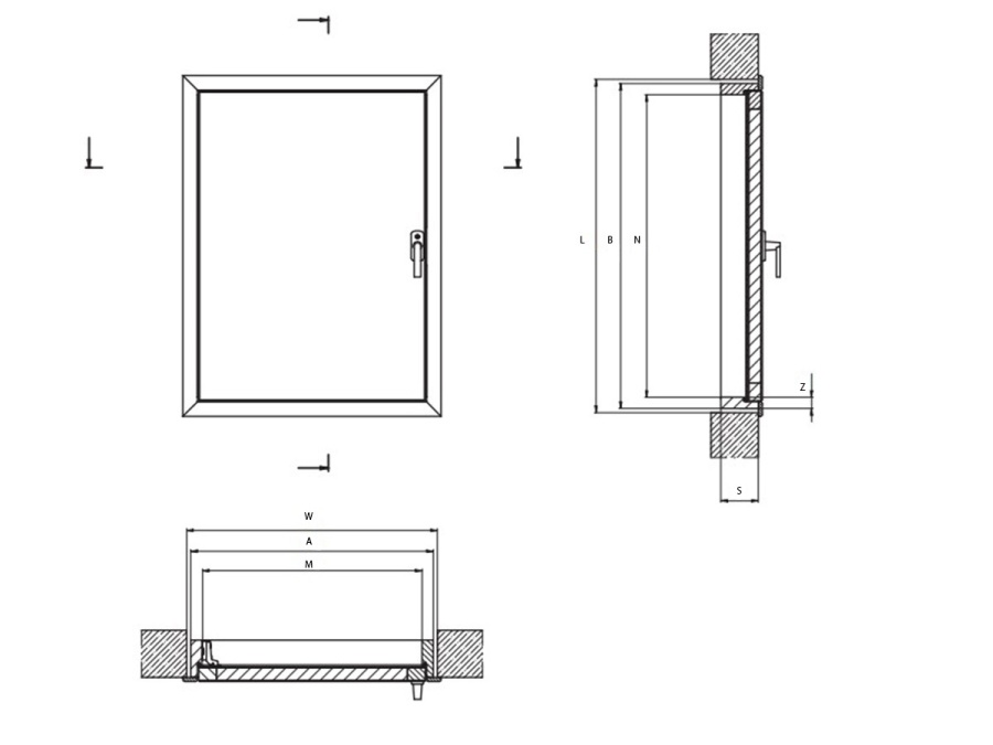 Podkrovné dvierka Oman DK Polar
