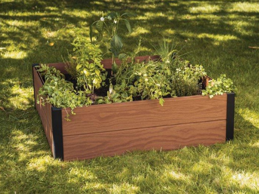 Kvetináč grafitový vyvýšený Keter Vyvýšený záhon Maple square