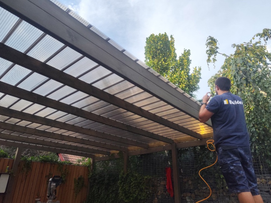 Montáže pergol, zimných záhrad a striešok