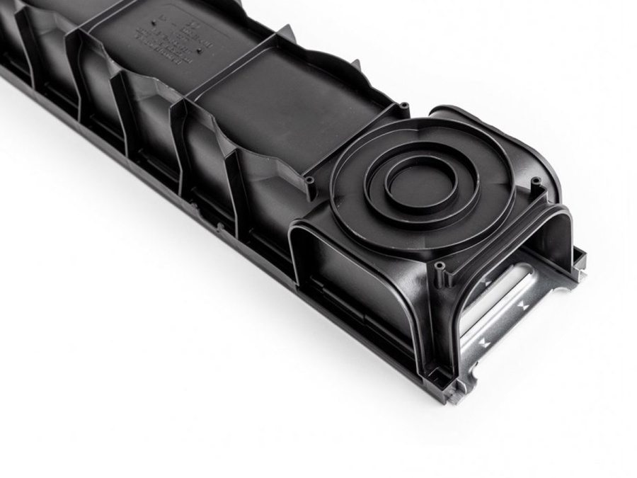 Plastový žlab s pozinkovanou mříží Gutta A15 set