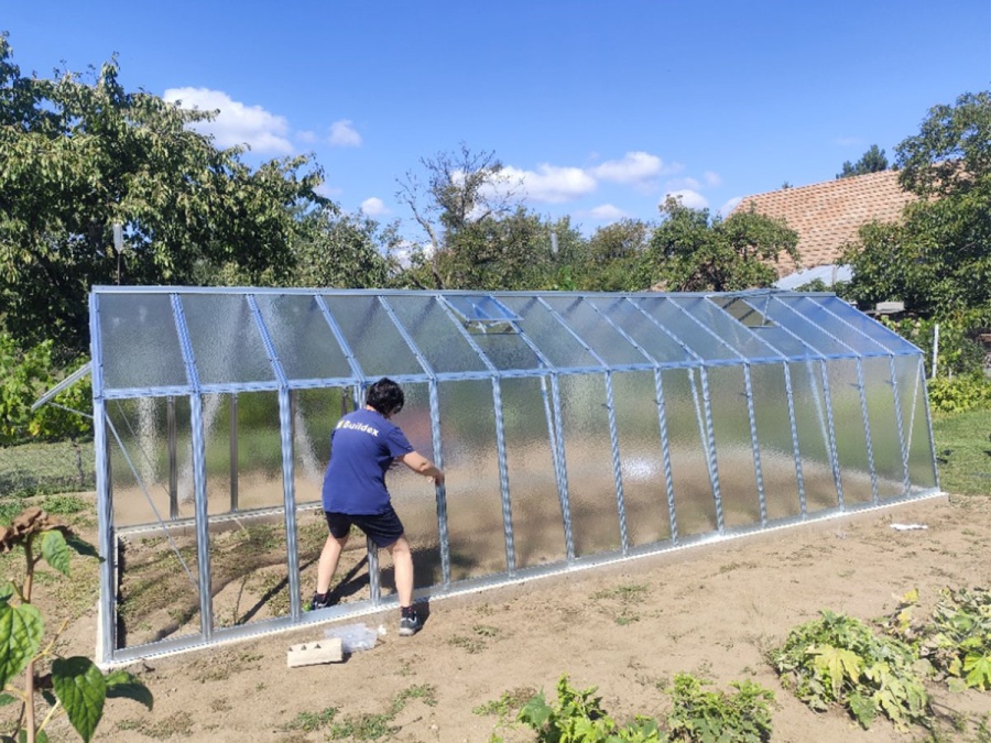 Montáže skleníků