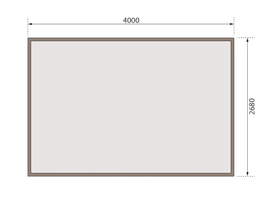 Domček Karibu Mühlentrup Plus