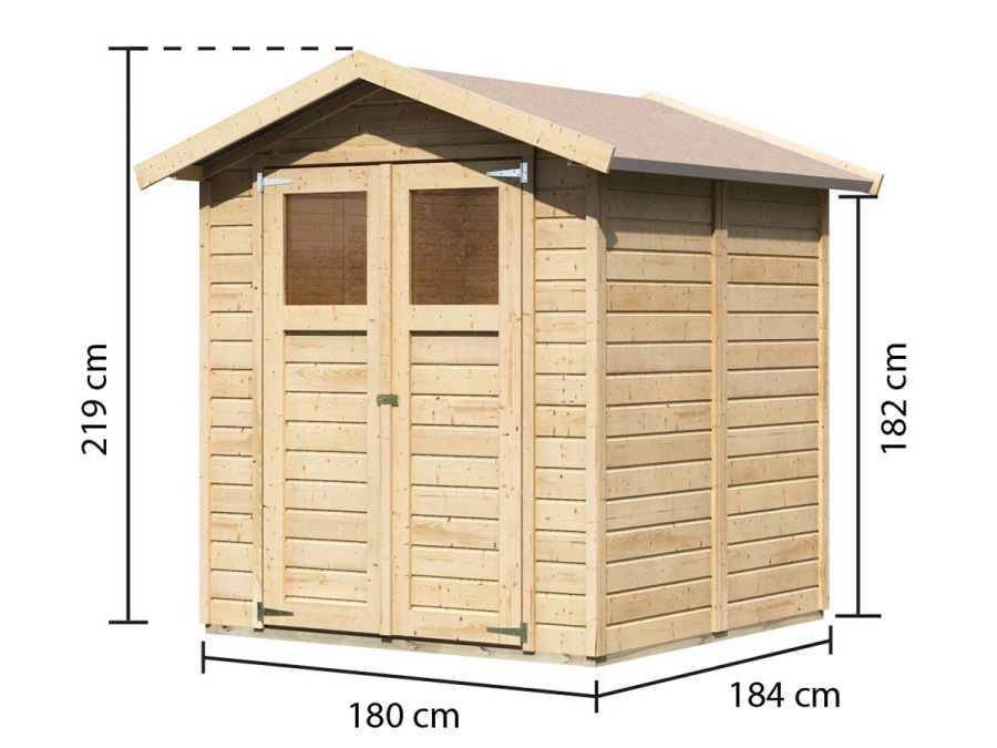 Domček Karibu Dahme PRO