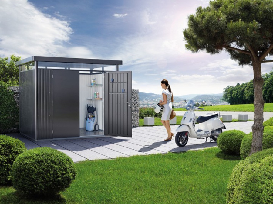 Plechový záhradný domček Biohort Highline