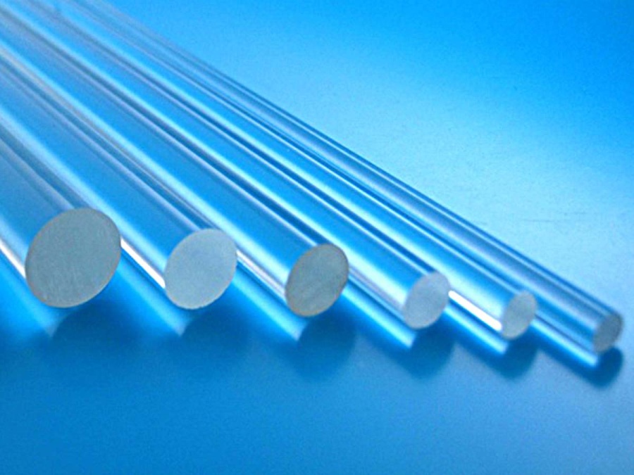 Extrudovaná lesklá plexi tyč Plexiglas XT