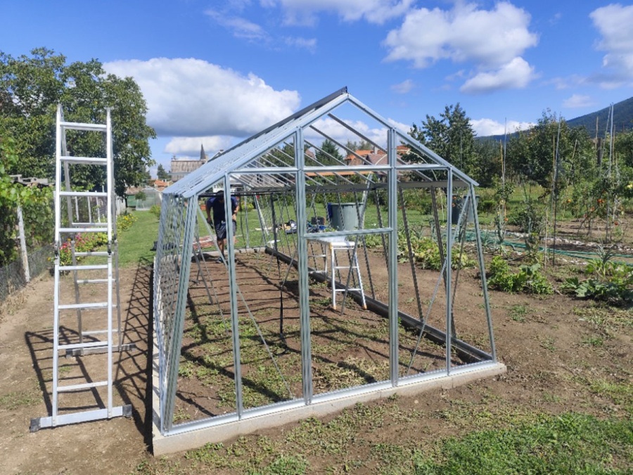 Montáže skleníkov