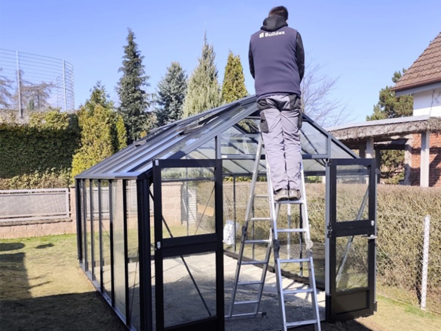 Montáže skleníků