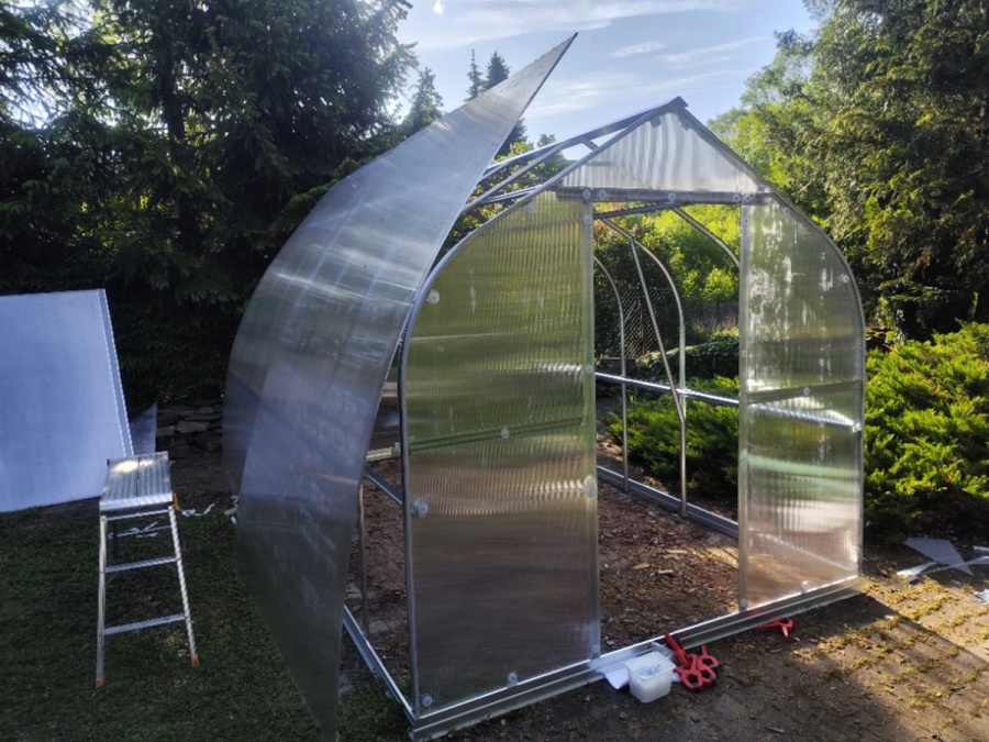 Montáže skleníků