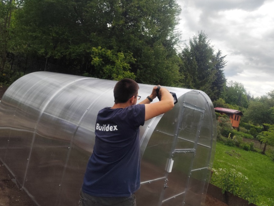 Montáže skleníkov