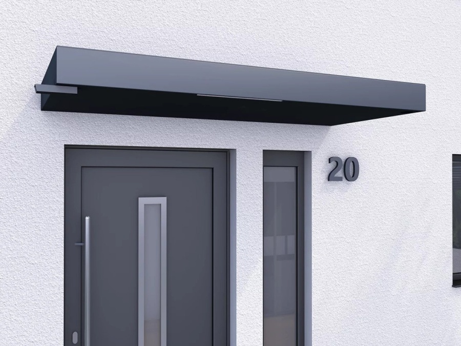 Vchodová strieška Gutta Guttavordach BS PLUS LED strip