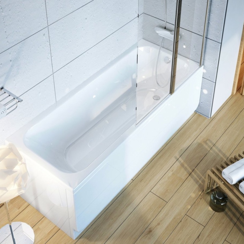 Ravak Vana Chrome 180x80 bílá