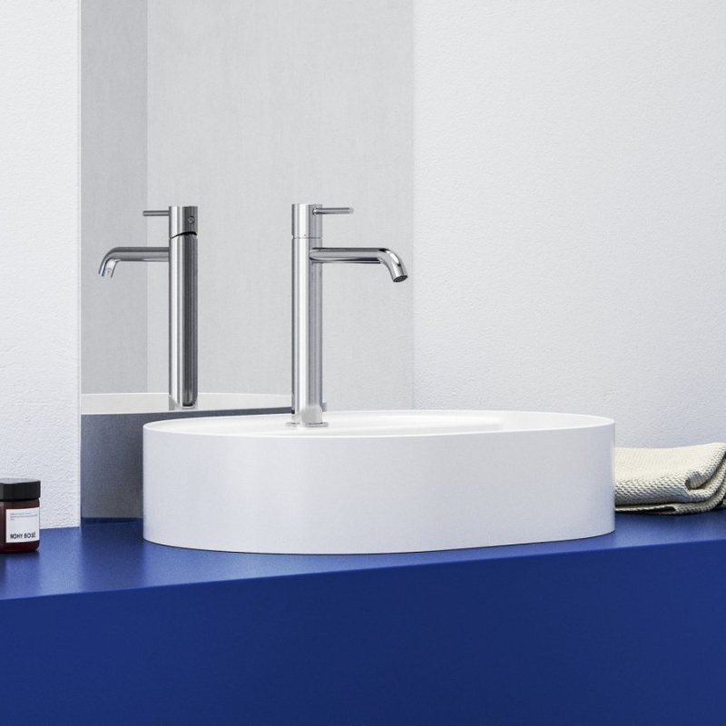 Ravak ES 014.61RGB Umyvadlová stojánková baterie BeCool 250 mm bez výpusti, Rose Gold Brushed růžovozlatá